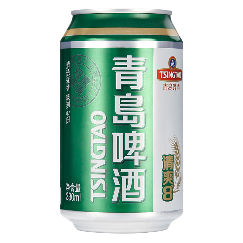 青岛啤酒清爽8度330ml